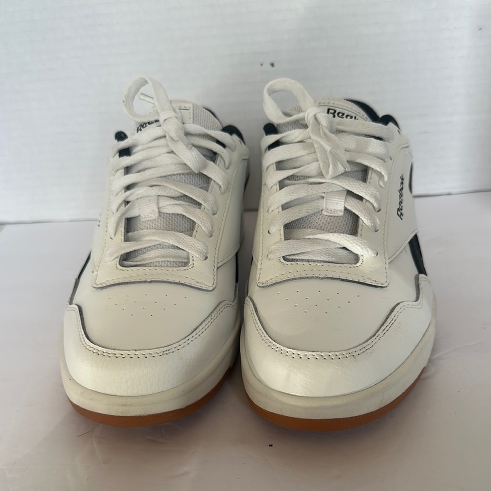 Reebok Royal Techque/Classic White & Navy Sneakers - Men's Size 7.5
